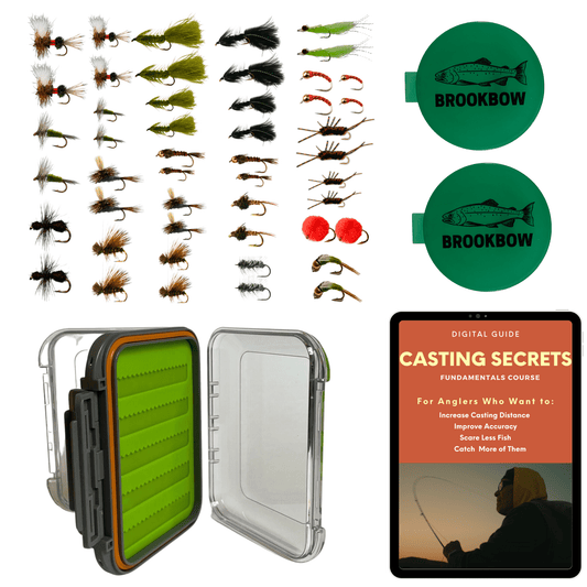 Guide's Stash 48 pcs Fly Fishing Flies Collection - brookbow