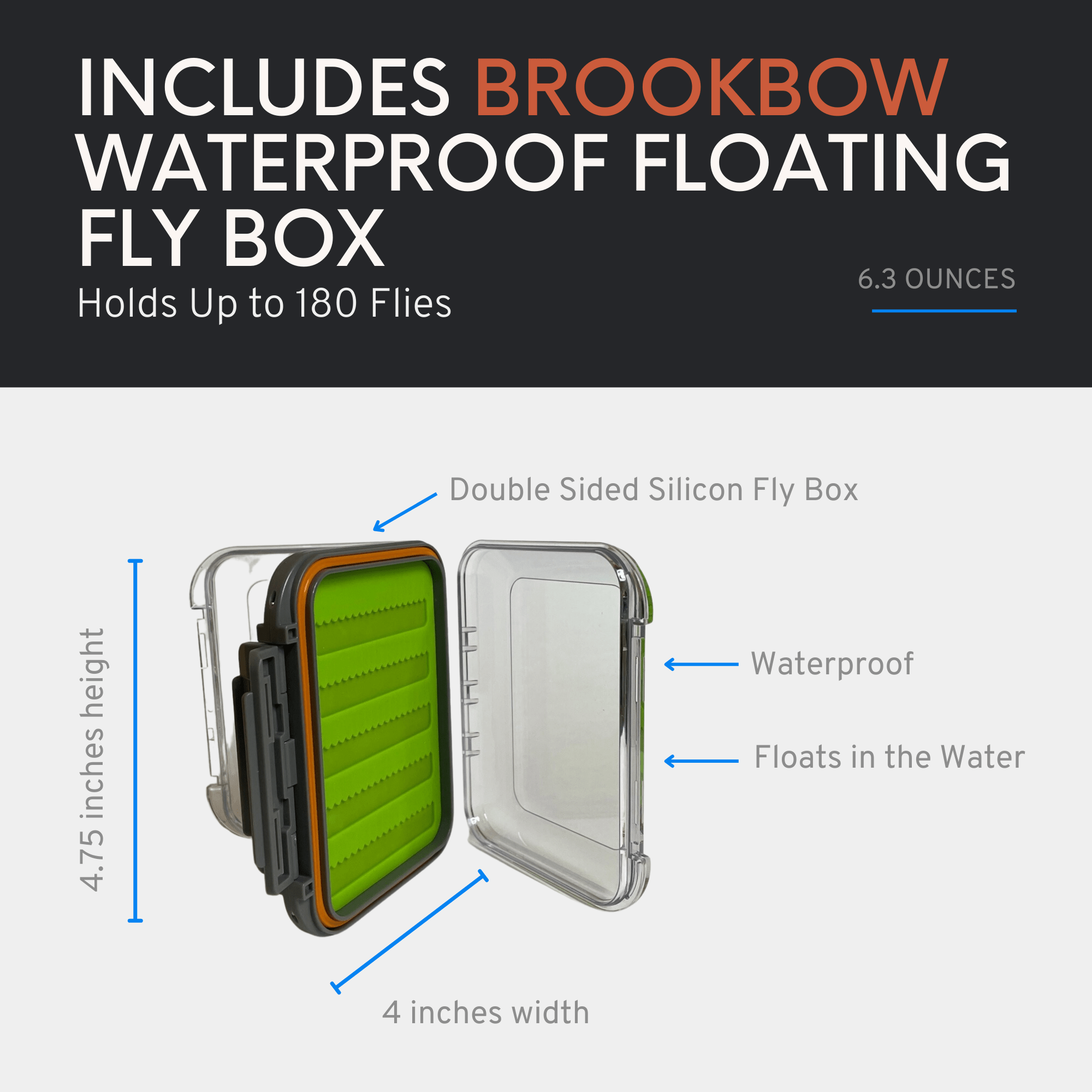 Guide's Stash 48 pcs Fly Fishing Flies Collection - brookbow